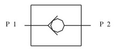 S型直通单向阀